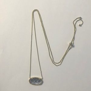 Kendra Scott Clear Pendant Necklace